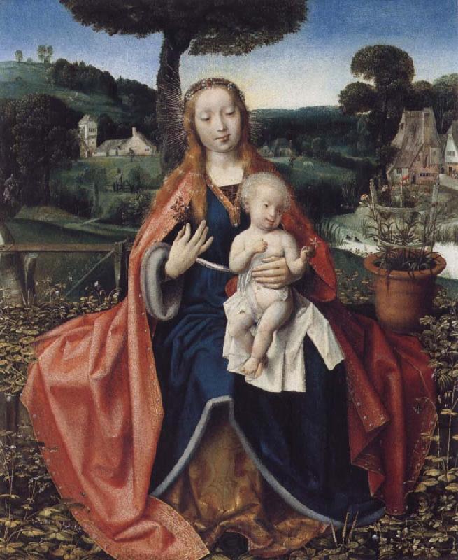 Jan provoost THe Virgin and Child in a Landscape Norge oil painting art